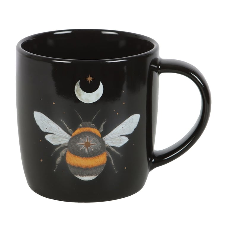 Forest Bee Ceramic Mug - 340ml Capacity, Dishwasher & Microwave Safe