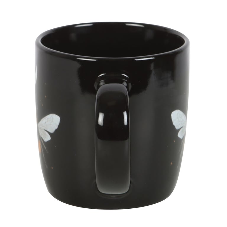 Forest Bee Ceramic Mug - 340ml Capacity, Dishwasher & Microwave Safe