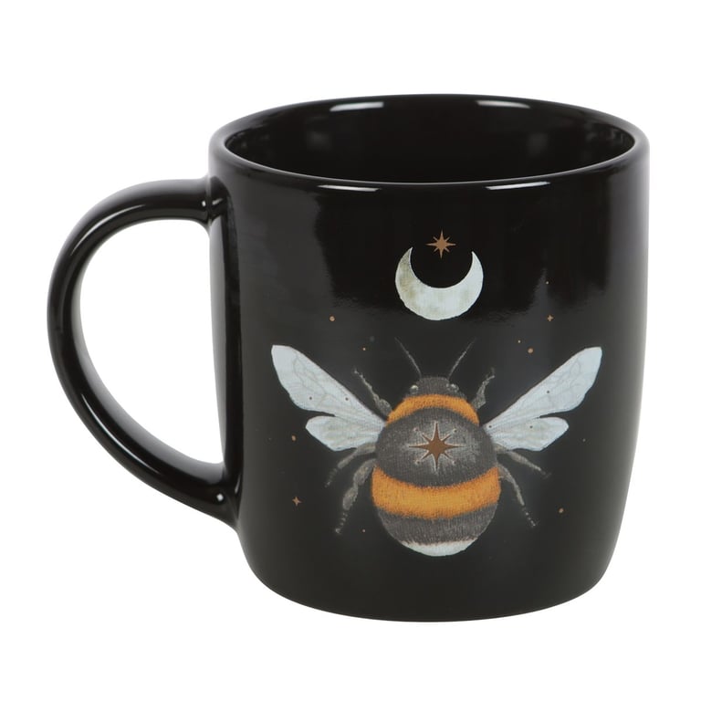 Forest Bee Ceramic Mug - 340ml Capacity, Dishwasher & Microwave Safe