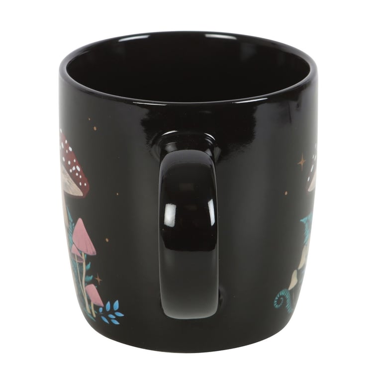 Forest Mushroom Ceramic Mug - 340ml Microwave Safe