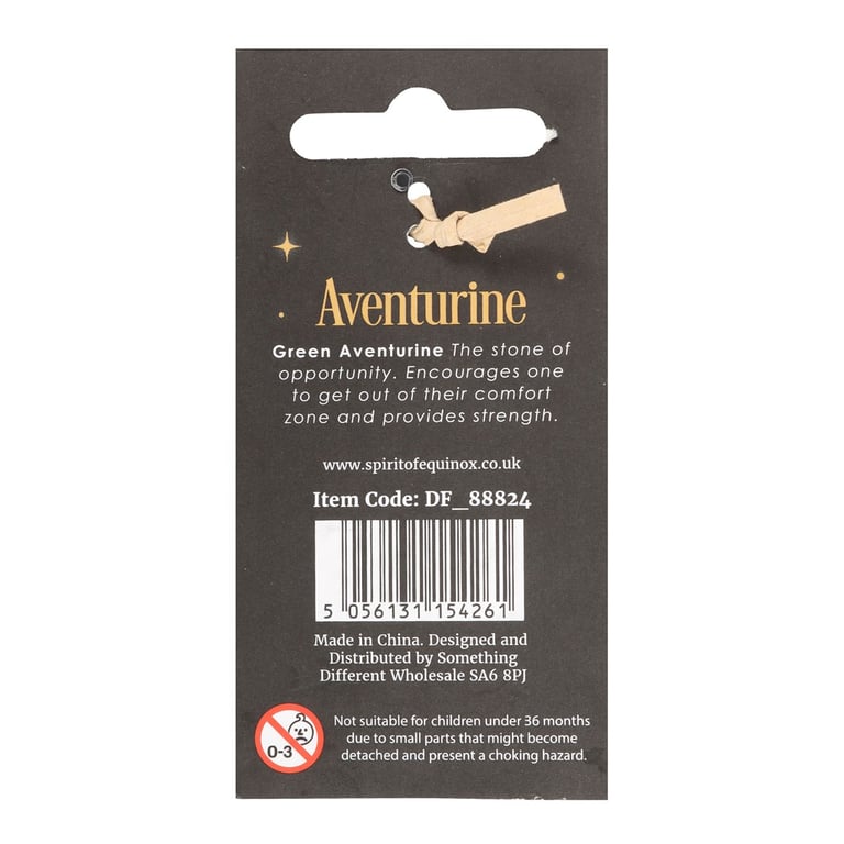 Aventurine Crystal Mushroom Keyring - Strength & Bravery Gemstone Keychain