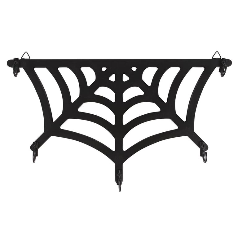 Spiderweb Shaped Wall Key Holder - 2-Triangle Hook Organizer for Home Decor