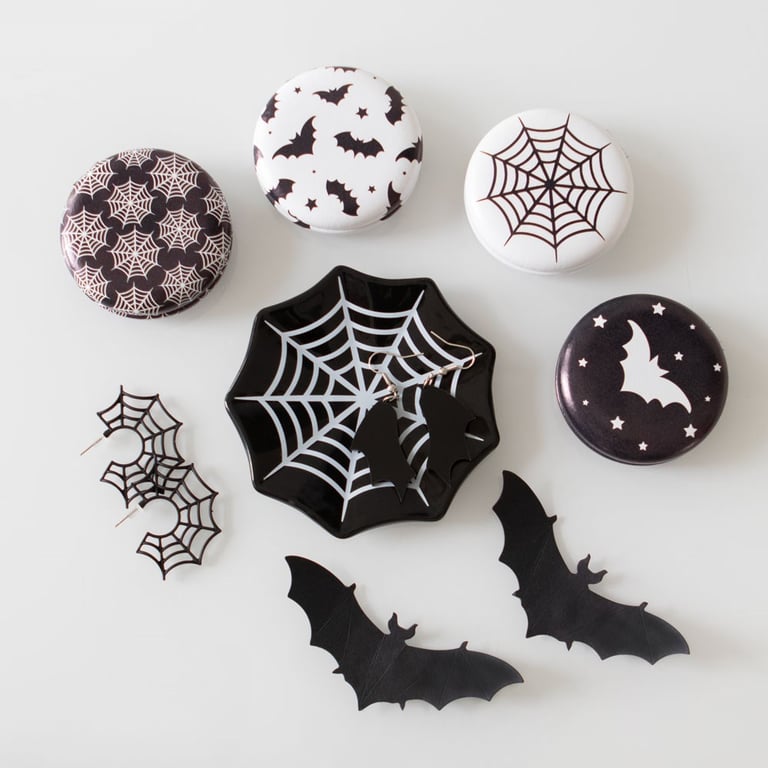 Unique Spiderweb Earrings - Nickel-Free Alloy with Rubberized Finish