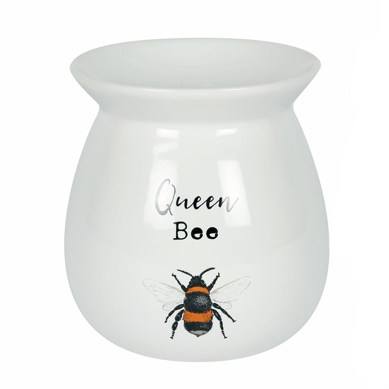 Large Queen Bee Ceramic Wax Melt Burner Gift Set - Vanilla Honey Spice Fragrance