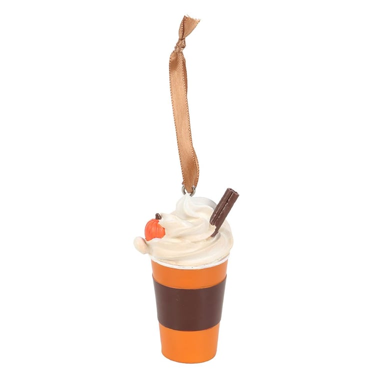 Pumpkin Spice Latte Hanging Autumn Decor Ornament