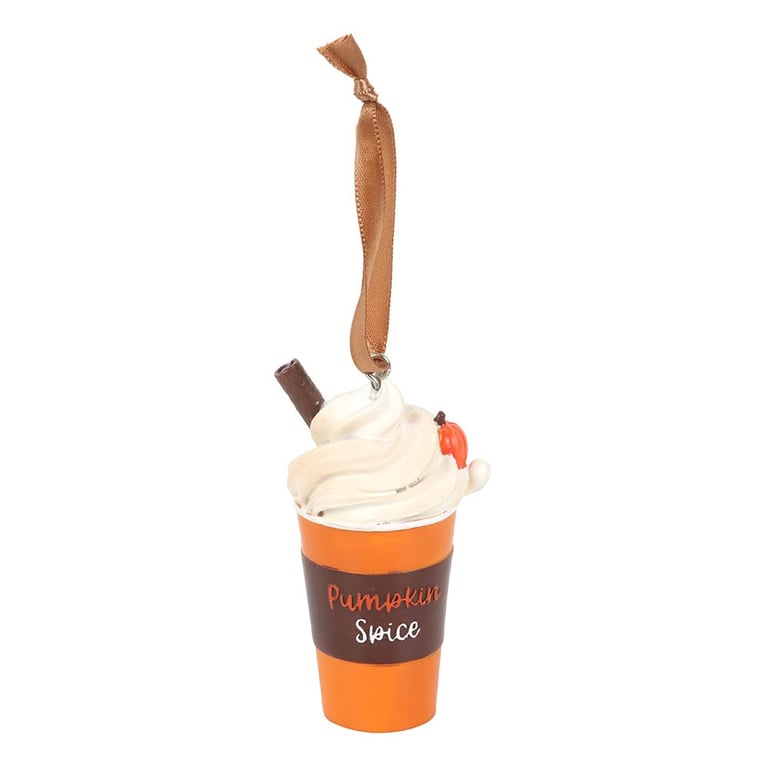 Pumpkin Spice Latte Hanging Autumn Decor Ornament