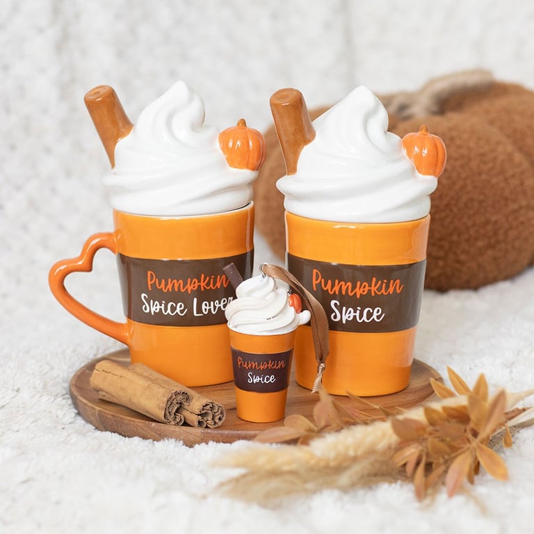 Pumpkin Spice Latte Hanging Autumn Decor Ornament