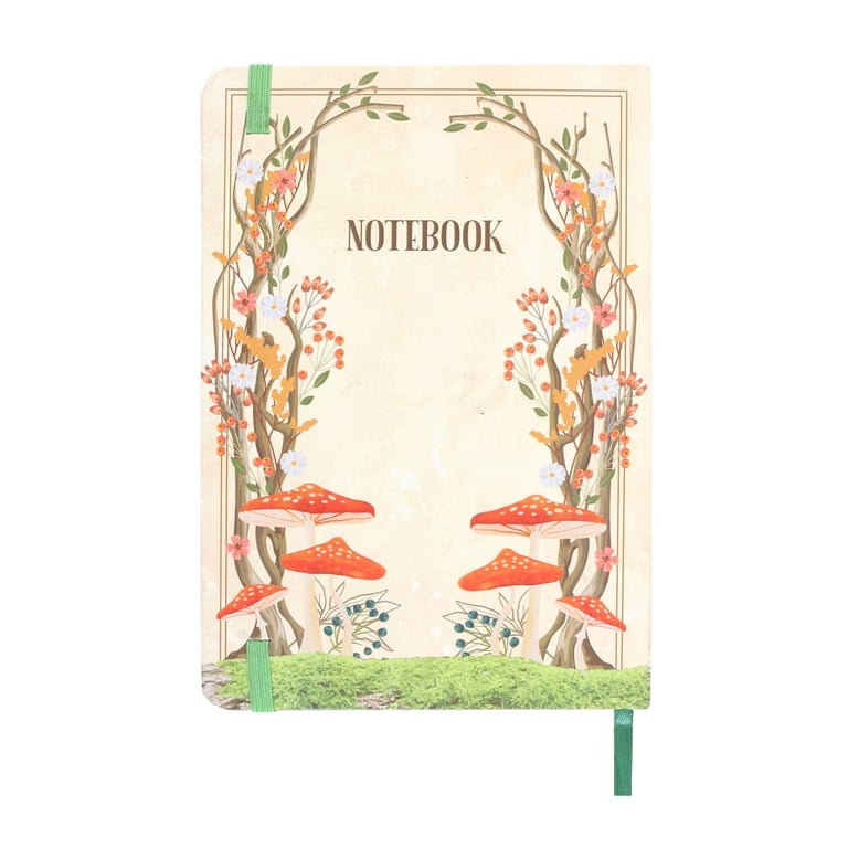 Enchanted Forest A5 Lined Notebook - 200 Page Journaling and Writing Notebook