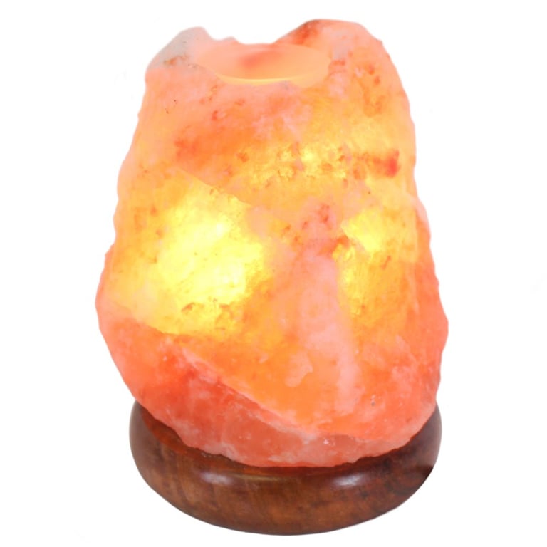 Himalayan Salt Rock Aroma Lamp - Essential Oil Diffuser for Home Fragrance
