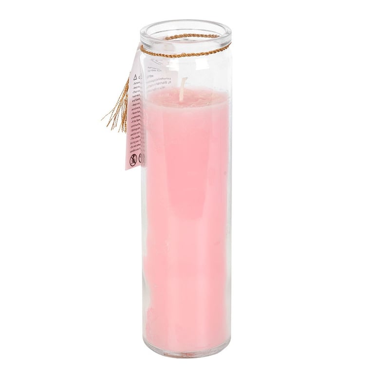 Mystic Rose Tube Candle with Self-Love and Confidence Prompts
