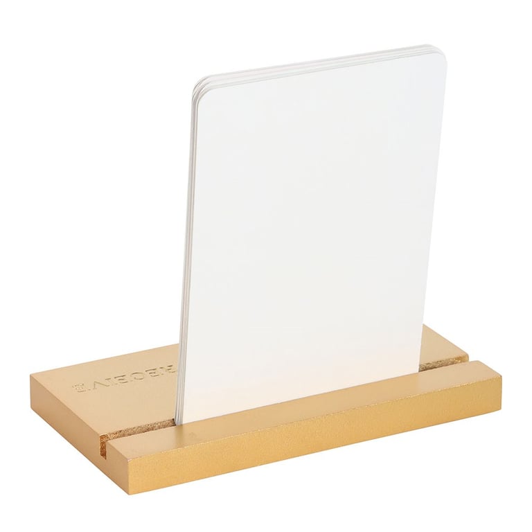 Ethereal Affirmation Cards Set - Inspiring Messages & Wooden Stand for Home Decor