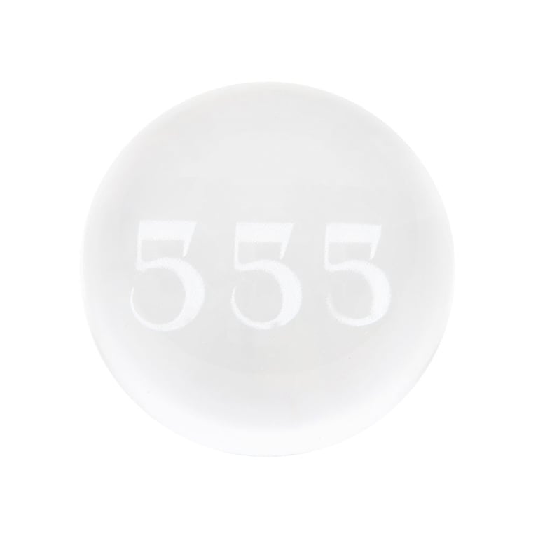 Ethereal Realm 555 Angel Number Crystal Ball - Spiritual Guidance Home Decor