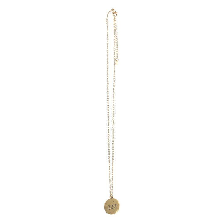 222 Angel Number Alignment Necklace - Spiritual Guidance and Nickel-Free Jewelry