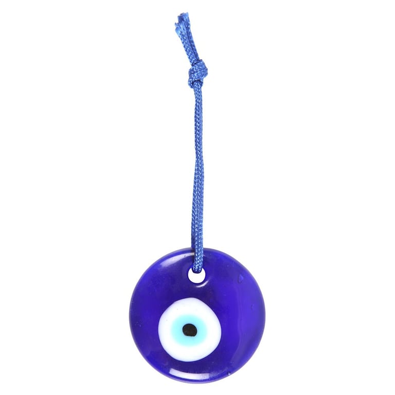 Glass All Seeing Eye Protective Charm - Ward Off Negative Energies and Deflect Evil Intentions