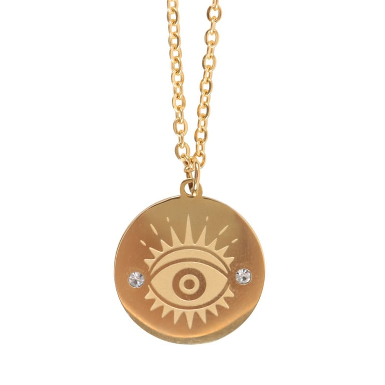 All Seeing Eye Necklace & Protection Gift Set - Eternal Watchfulness Symbol and Divine Guidance Charm