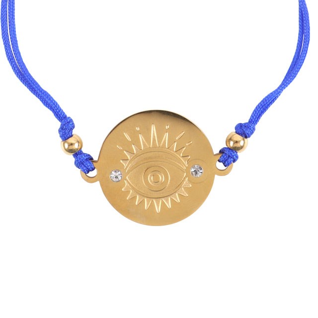 All Seeing Eye Stainless Steel Protection Bracelet - Evil Eye Luck Charm