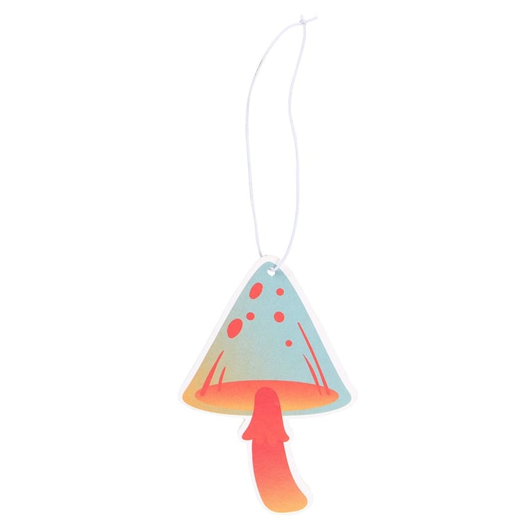 Mushroom Vanilla Scented Air Freshener - Natural Car Fragrance