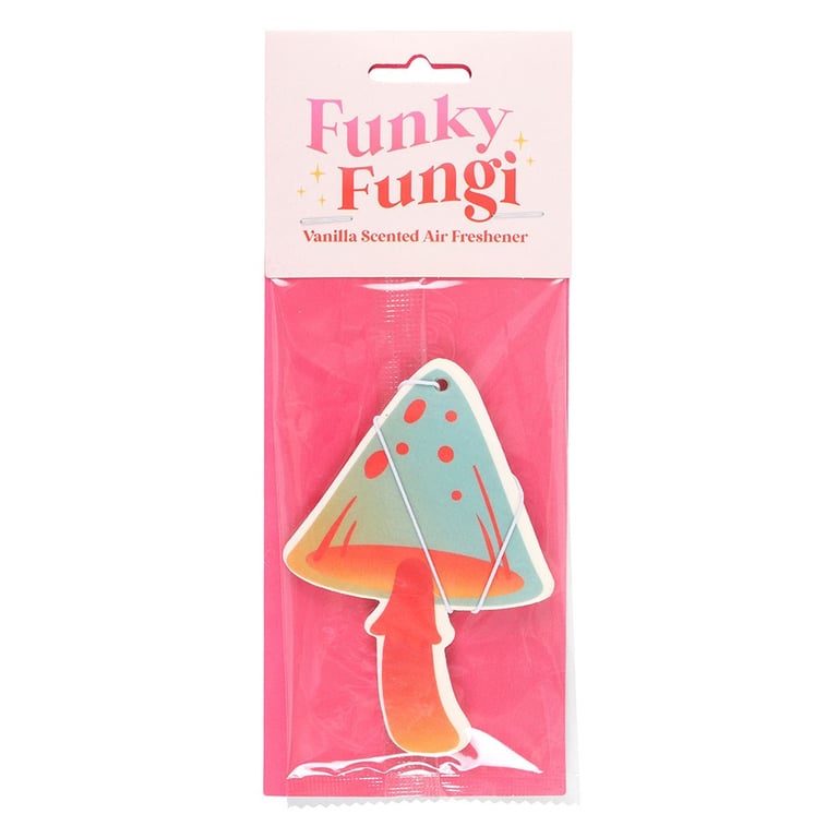Mushroom Vanilla Scented Air Freshener - Natural Car Fragrance