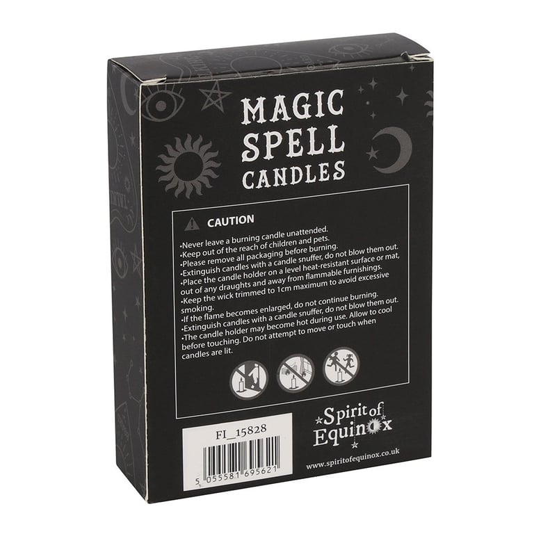Dark Blue Wisdom Spell Candles - Vegan, Unscented, 90-Minute Burn Time