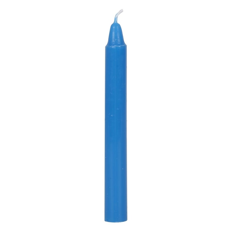Dark Blue Wisdom Spell Candles - Vegan, Unscented, 90-Minute Burn Time