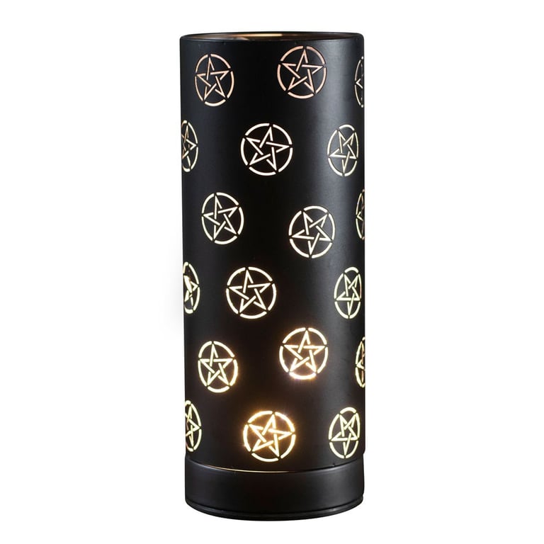 Black Pentagram Touch Aroma Lamp - 5V Compatible, Home Fragrance Diffuser