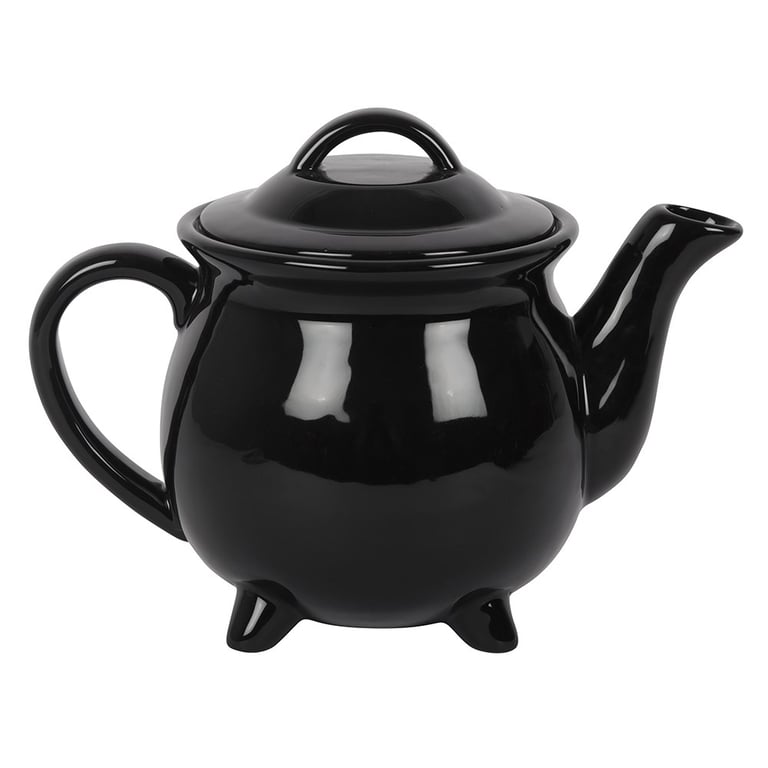 Witches Brew Ceramic Cauldron Tea Set - Enchanting Coven Meeting Essentials