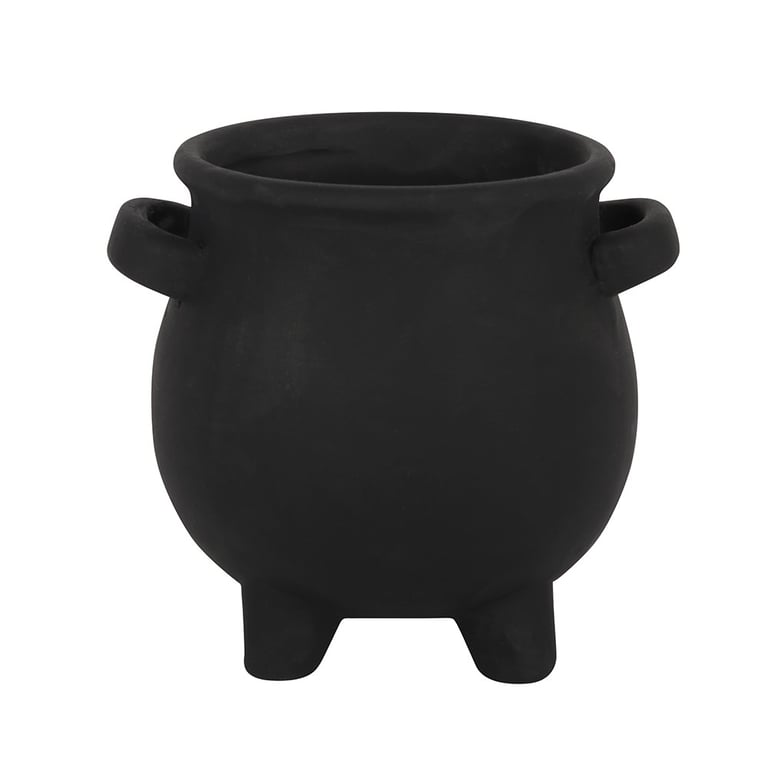 Pentagram Cauldron Terracotta Plant Pot - Witch Approved Home Decor