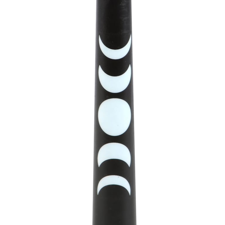 Black Magic Moon Phase Taper Candles - Elegance & Celestial Symbolism for Home Decor