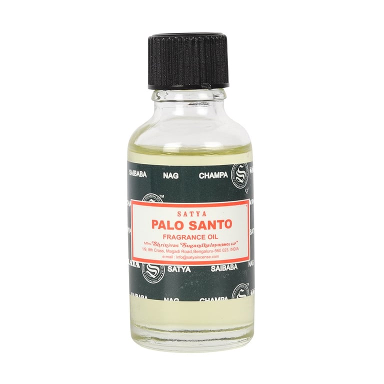 Satya Palo Santo Fragrance Oil Set - 12 Essential Oils for Home Aromatherapy