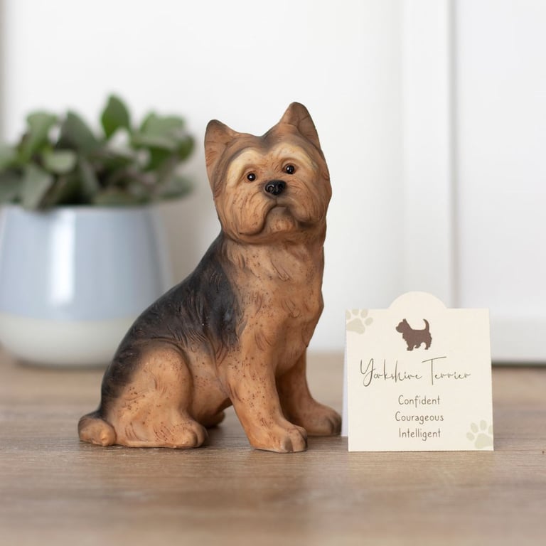 Yorkshire Terrier Resin Ornament - Pet Memorial Gift & Home Decor Item