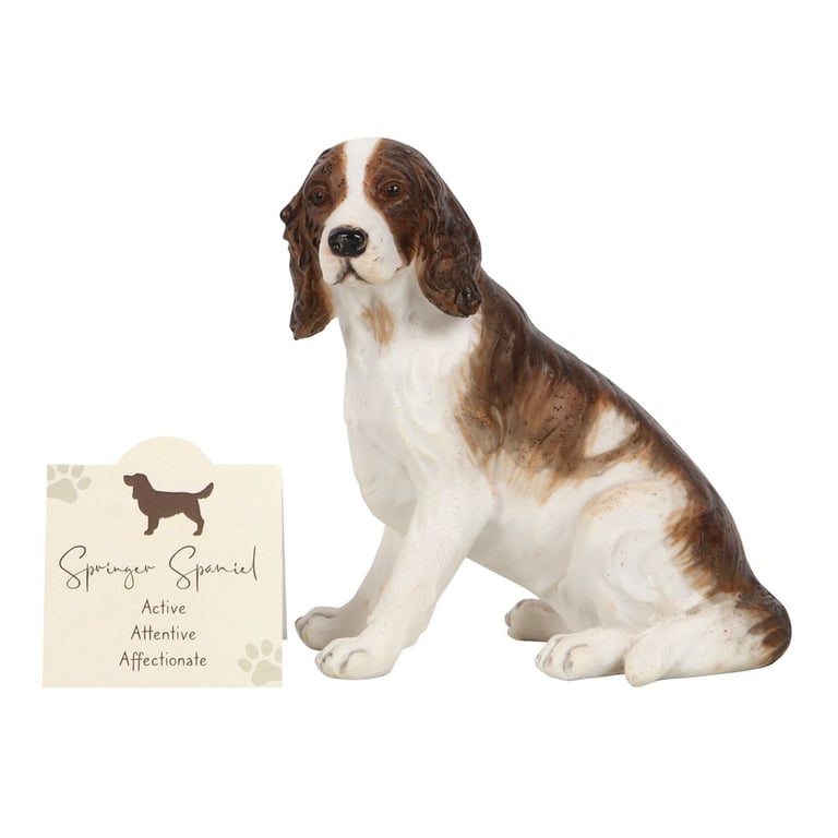 Springer Spaniel Resin Dog Ornament - Pet Memorial Gift