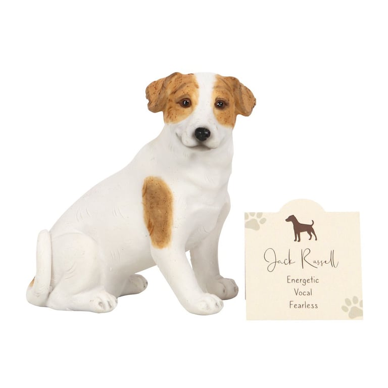 Jack Russell Terrier Resin Ornament - Energetic Dog Lover Gift