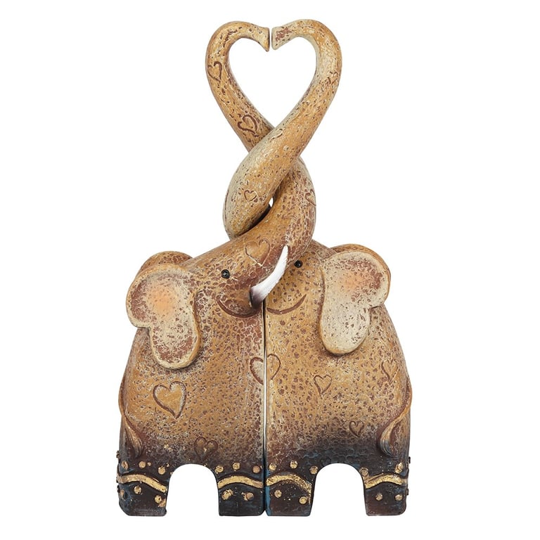 Elephant Family Ethically Sourced Slot Together Ornament