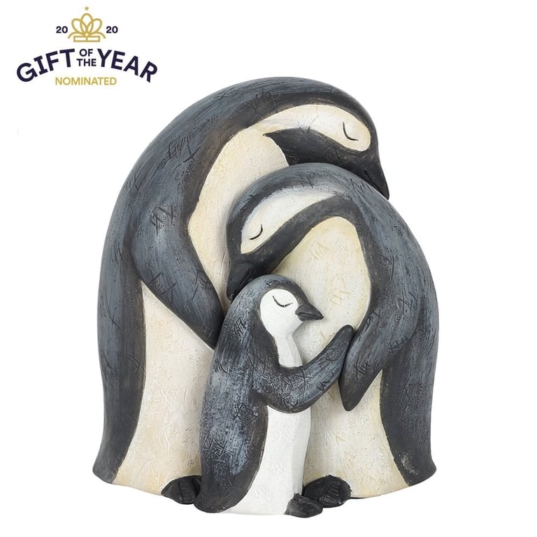 Penguin Family Ornament - Heartwarming Holiday Decoration Gift
