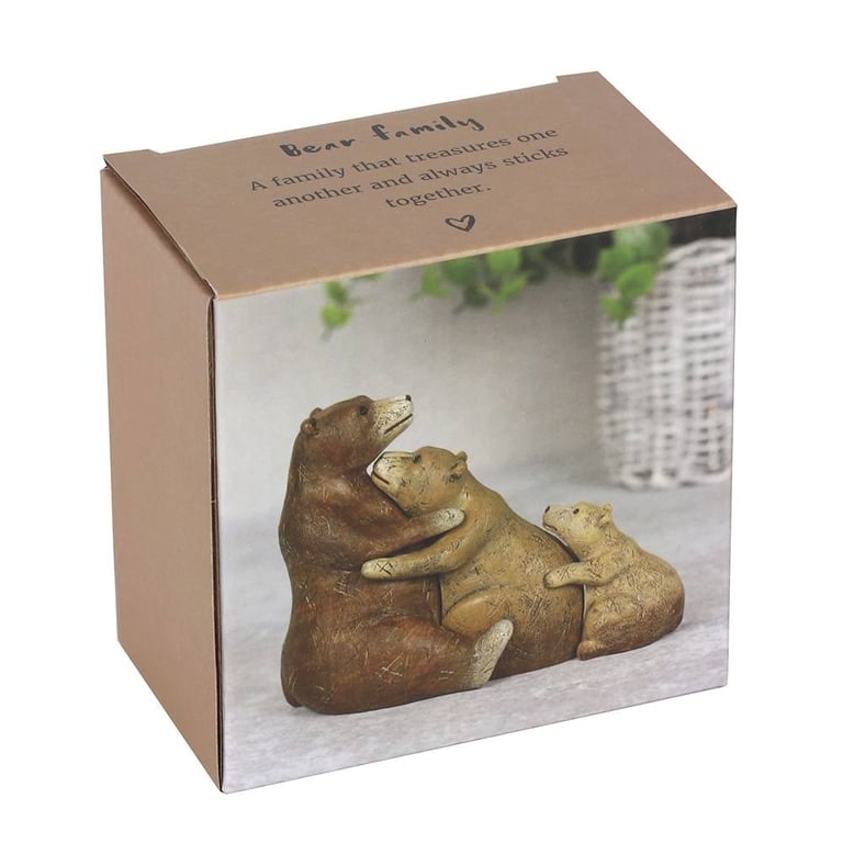 Bear Family Ornament - A Heartwarming Indoor Decoration for Home and Family