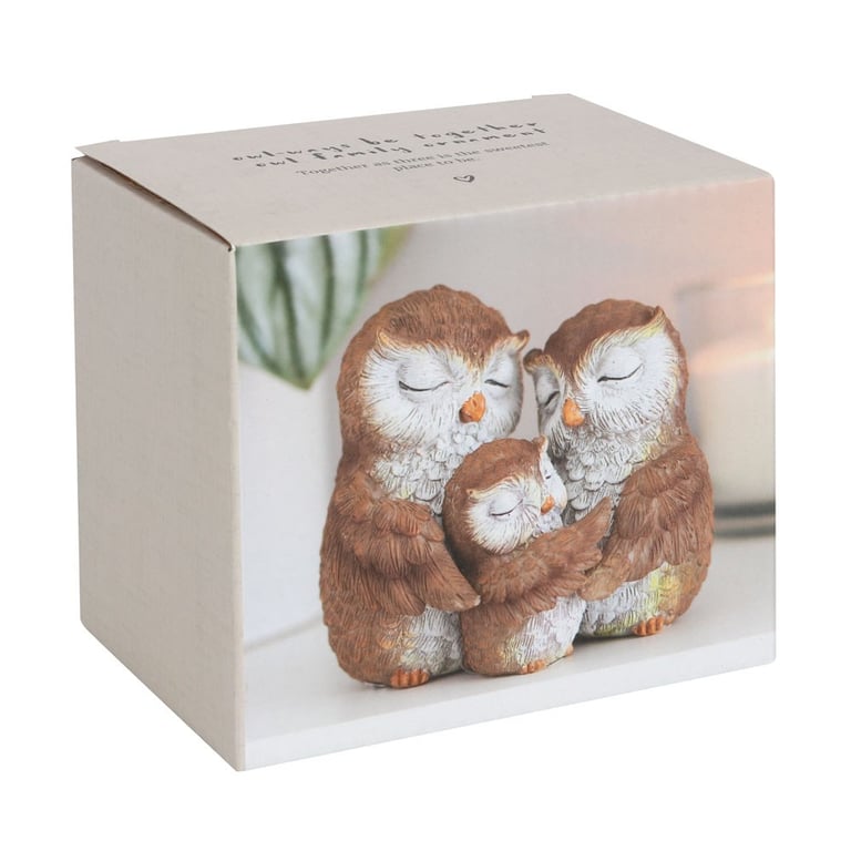 Owl-ways Be Together Resin Owl Family Ornament - A Heartwarming Family Gift