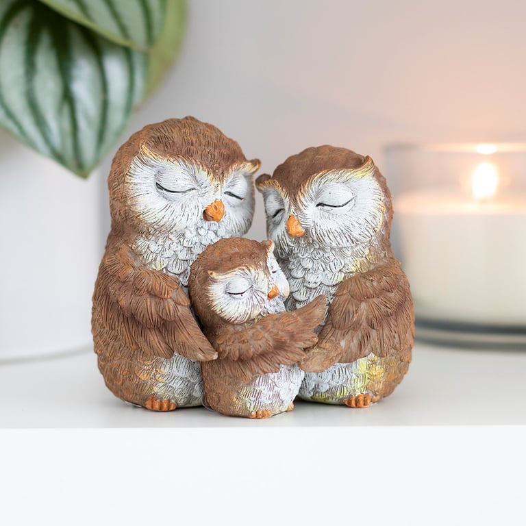 Owl-ways Be Together Resin Owl Family Ornament - A Heartwarming Family Gift