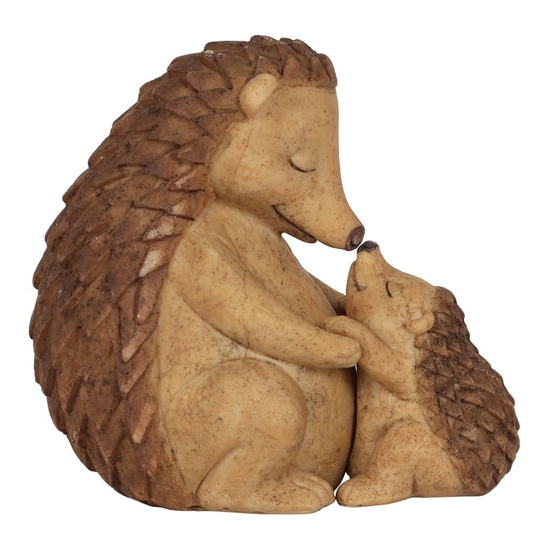 Hedgehog Mother and Baby Ornament - Cuddly Keepsake Gift for New Moms