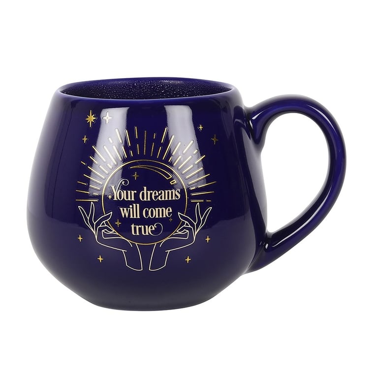 Blue Fortune Teller Colour Changing Magic Mug