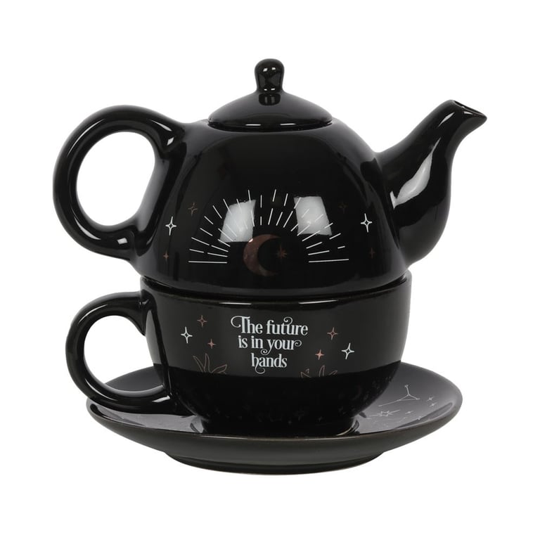 The Fortune Teller Tea For One Set - Handwash Only, Black Tea Gift for 1 Person