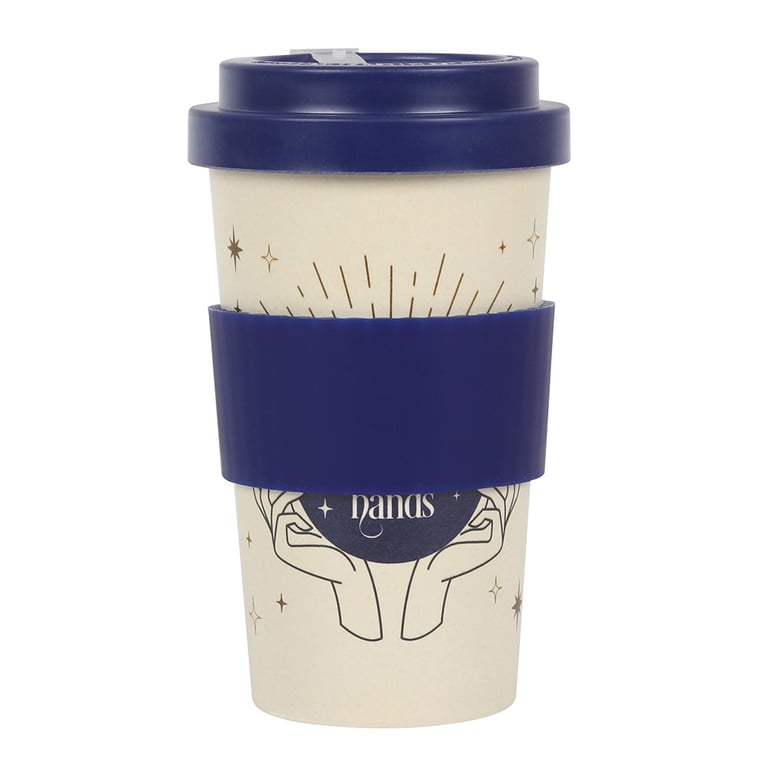 Bamboo Fortune Teller Eco Travel Mug - Reusable & Dishwasher Safe