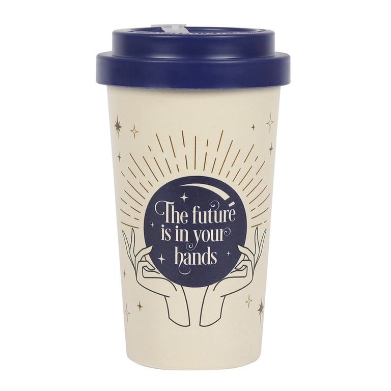 Bamboo Fortune Teller Eco Travel Mug - Reusable & Dishwasher Safe