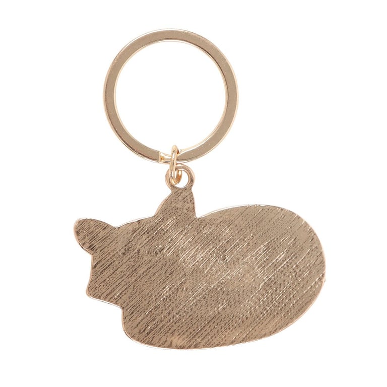 Freddie Fox Enamel Keyring - Adorable Animal Themed Accessory for Keys