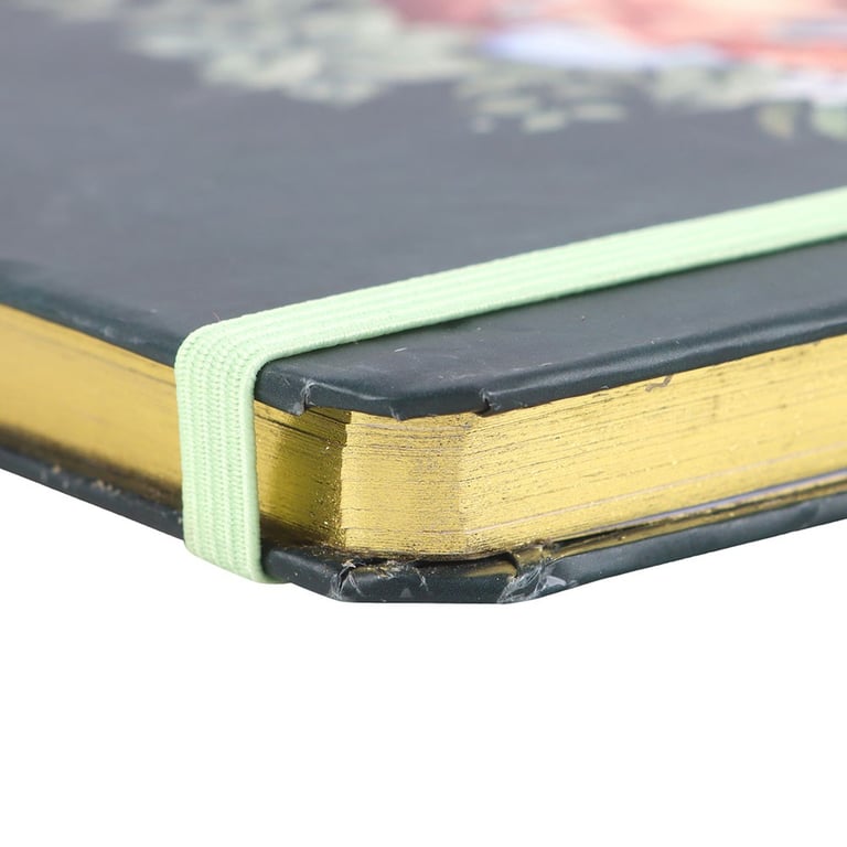 Green Sleeping Fox A5 Lined Notebook - Perfect for Students and Writers