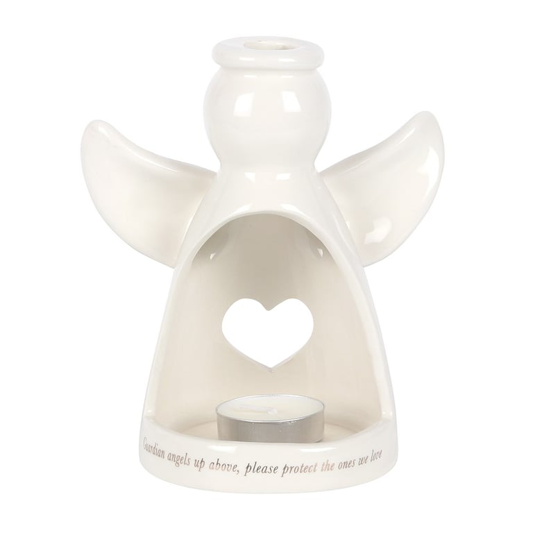 Guardian Angel Tealight Holder - Comforting Home Decor with Heartfelt Design