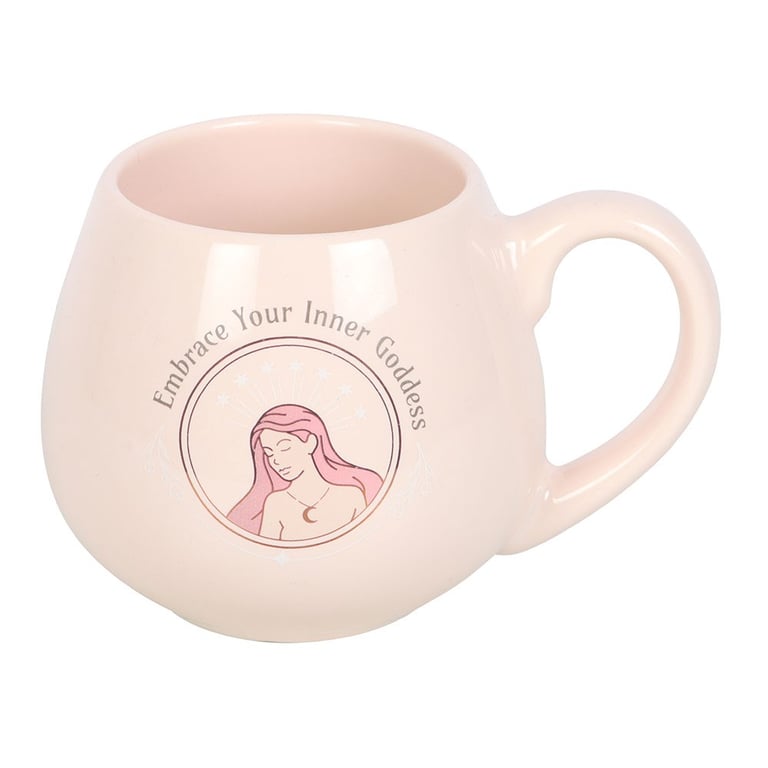 Embrace Your Inner Goddess 550ml Ceramic Mug - Self-Love and Confidence Mug Gift