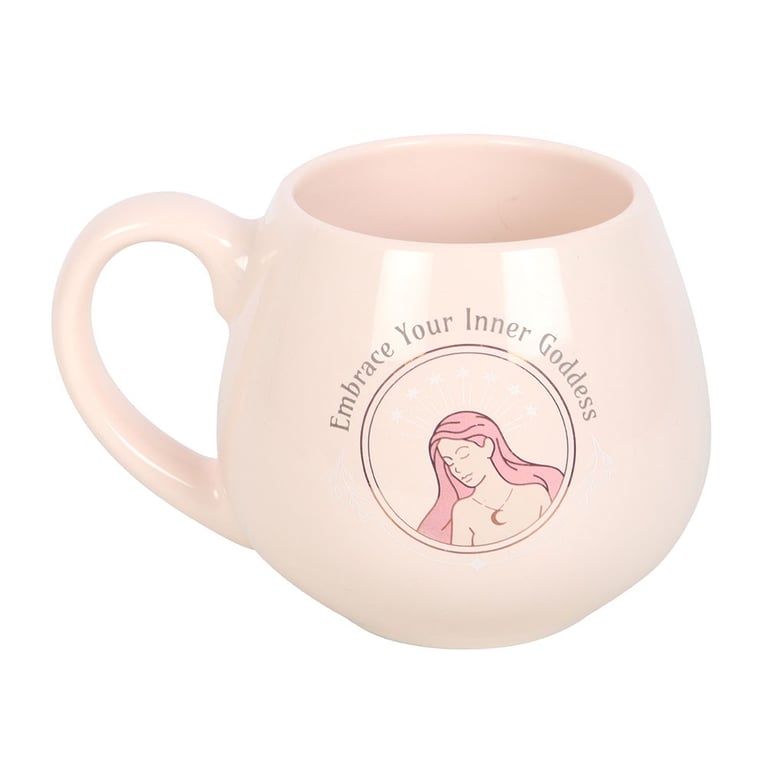 Embrace Your Inner Goddess 550ml Ceramic Mug - Self-Love and Confidence Mug Gift