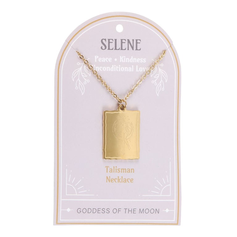 Selene Goddess Necklace - Spiritual Talisman for Inner Peace & Intuition
