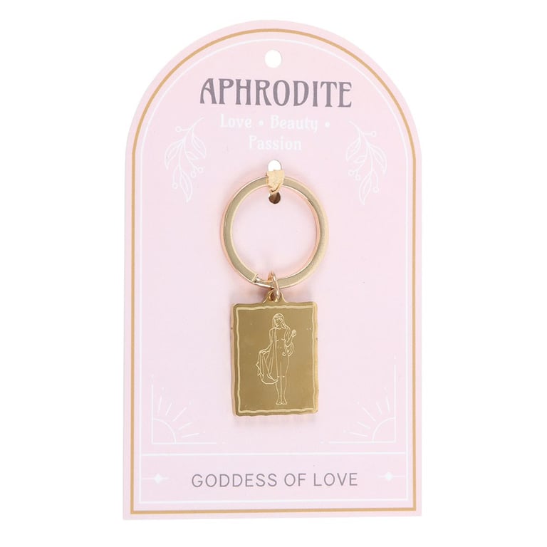 Aphrodite Goddess Talisman Keyring - Confidence & Positive Energy Charm