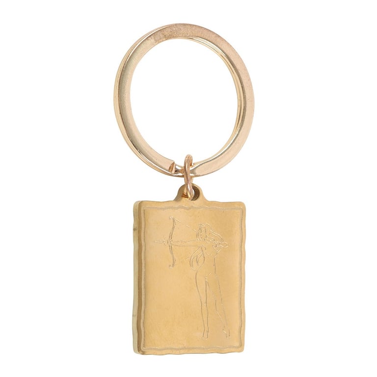 Athena Goddess Talisman Keyring - Elegant Wisdom & Strength On-The-Go